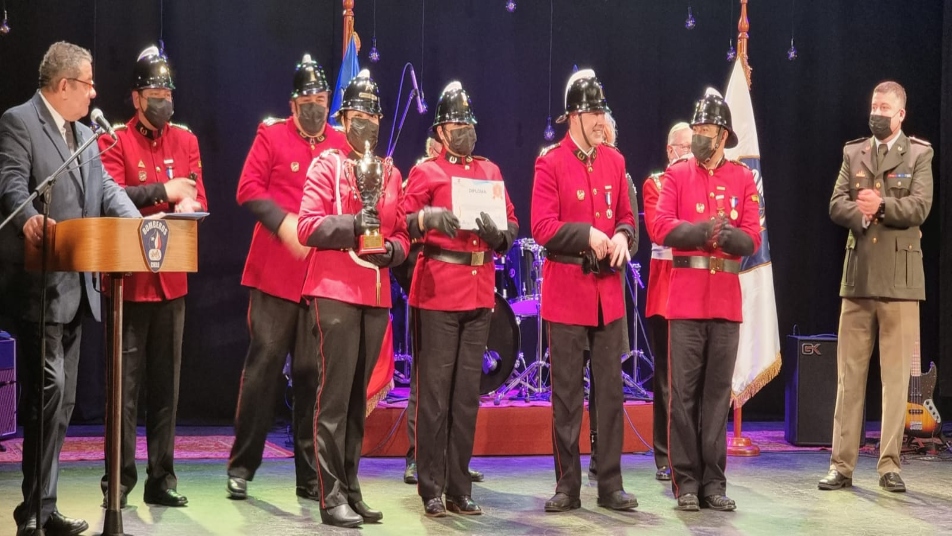 Primera Compañía de San Javier obtiene el Primer Lugar del Festival de Himnos Bomberiles